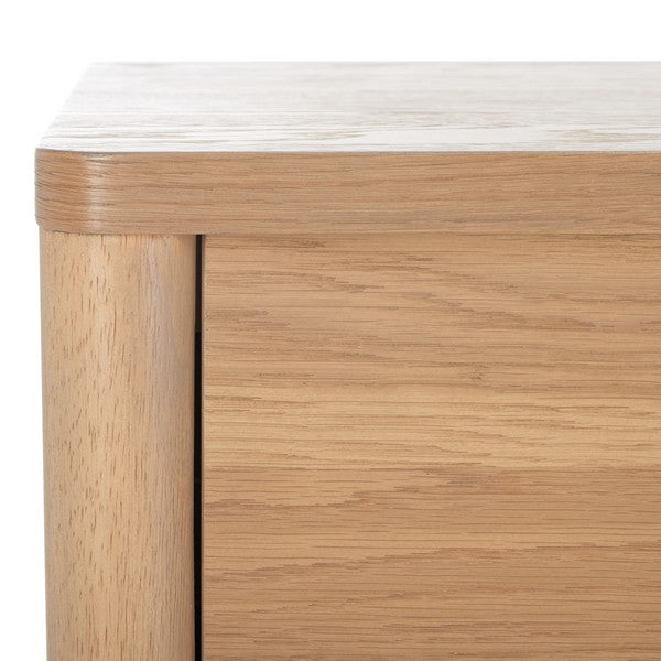Bordonaro 66 in. Oak Veneer Dresser - Natural