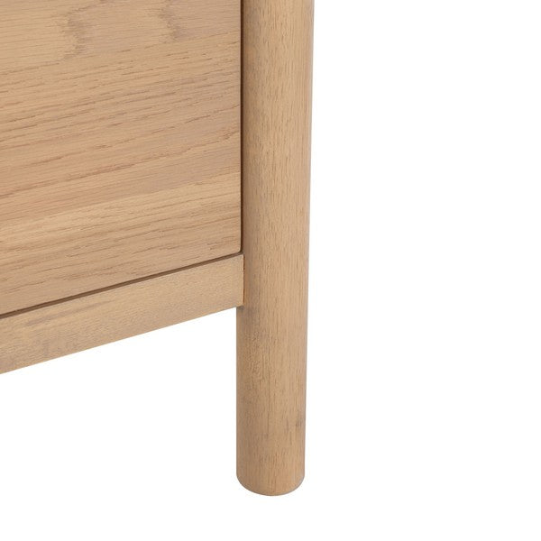 Bordonaro 66 in. Oak Veneer Dresser - Natural