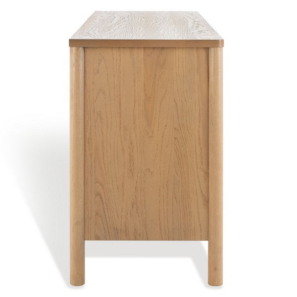 Bordonaro 66 in. Oak Veneer Dresser - Natural