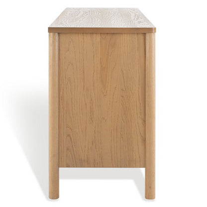 Bordonaro 66 in. Oak Veneer Dresser - Natural