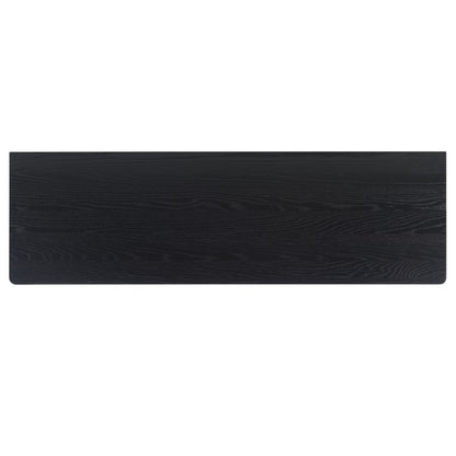 Bordonaro 66 in. Oak Veneer Dresser - Black
