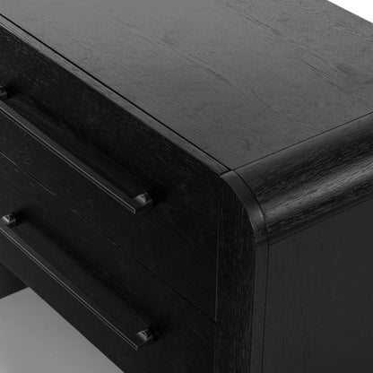 Varesino 29 in. Rubberwood Nightstand