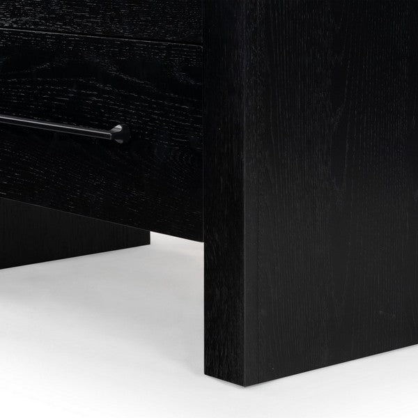 Varesino 29 in. Rubberwood Nightstand