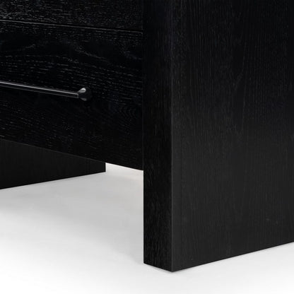 Varesino 29 in. Rubberwood Nightstand