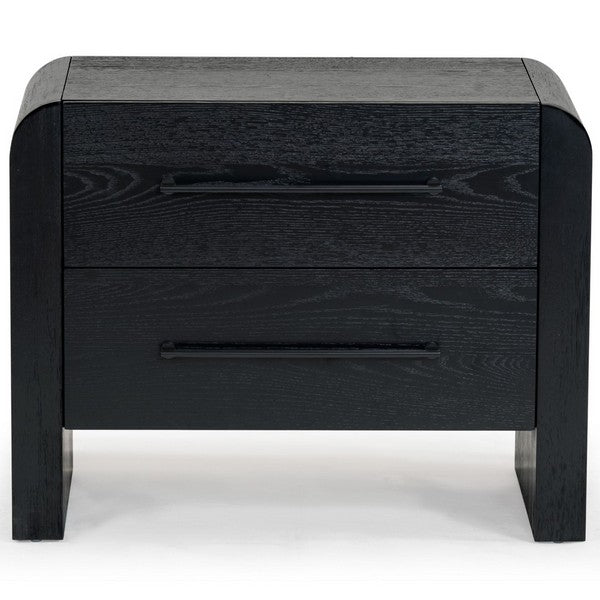 Varesino 29 in. Rubberwood Nightstand