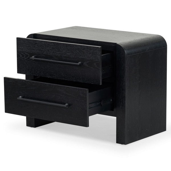 Varesino 29 in. Rubberwood Nightstand