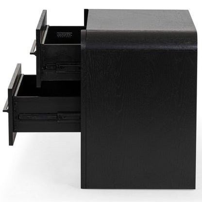 Varesino 29 in. Rubberwood Nightstand