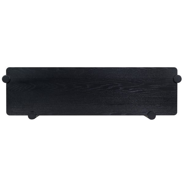Orsano 60 in. Solid Rubberwood Console Table - Black