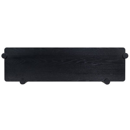 Orsano 60 in. Solid Rubberwood Console Table - Black
