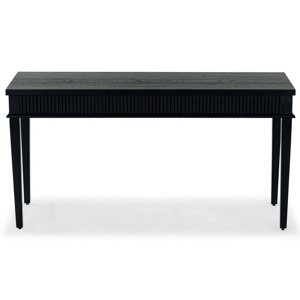 Spoleto 60 in. Rubber Wood Desk - Black