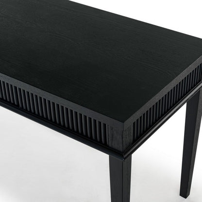 Spoleto 60 in. Rubber Wood Desk - Black