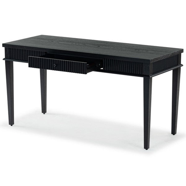 Spoleto 60 in. Rubber Wood Desk - Black