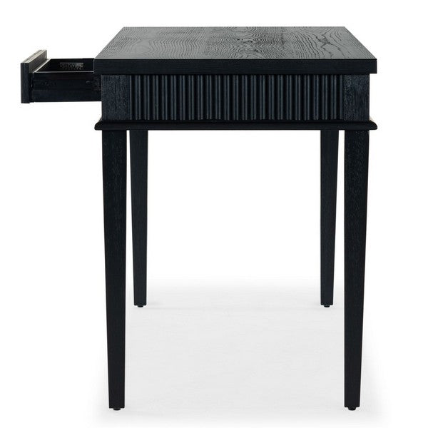 Spoleto 60 in. Rubber Wood Desk - Black
