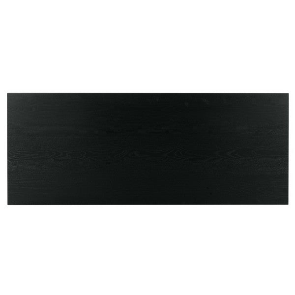 Spoleto 60 in. Rubber Wood Desk - Black