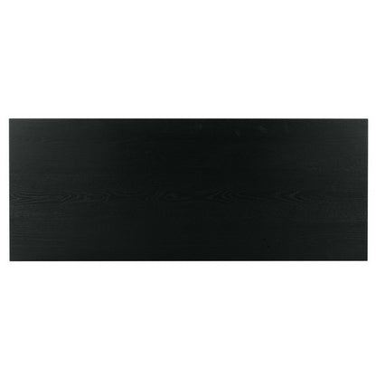 Spoleto 60 in. Rubber Wood Desk - Black