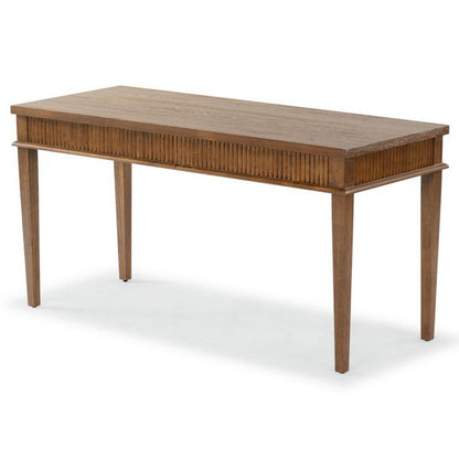 Spoleto 60 in. Rubber Wood Desk - Medium Oak