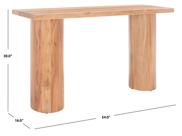 Pietro 54 in. Elm Wood Console Table