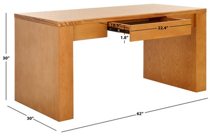 Palmas 62 in. Elm Wood Desk