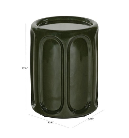 Biffi 18 in. Concrete Outdoor Accent Table