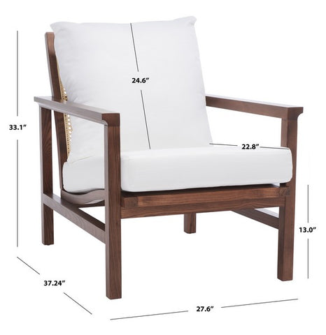 Briatico Accent Chair - Walnut