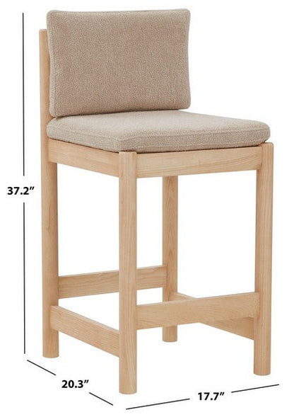 Manzi Boucle Counter Stool