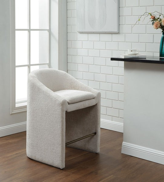 Caserta Chenille Counter Stool