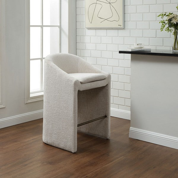 Caserta Chenille Bar Stool