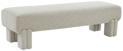 Gianico Chenille Fabric Bench