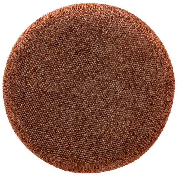 Peretola Round Channel Tufted Ottoman