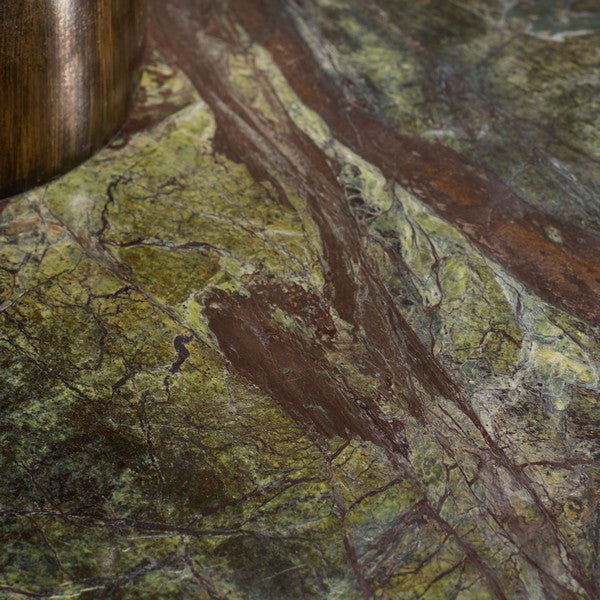 Blello 18 in. Marble Accent Table