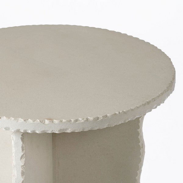 Molgora 21 in. Mint Sandstone Accent Table