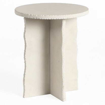 Molgora 21 in. Mint Sandstone Accent Table