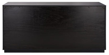 Cella 63 in. Rustic Oak Veneer Dresser - Black