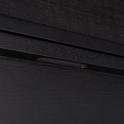 Cella 63 in. Rustic Oak Veneer Dresser - Black