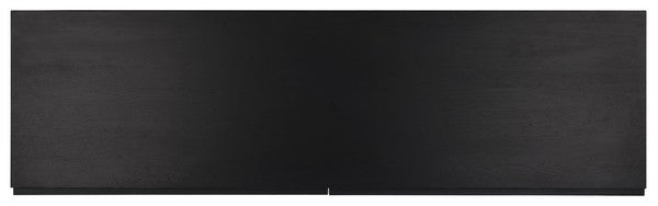 Cella 63 in. Rustic Oak Veneer Dresser - Black