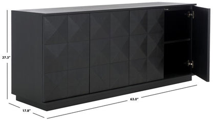 Moiariello 63 in. Oak Veneer Sideboard