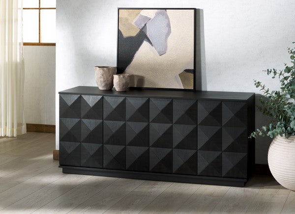 Moiariello 63 in. Oak Veneer Sideboard