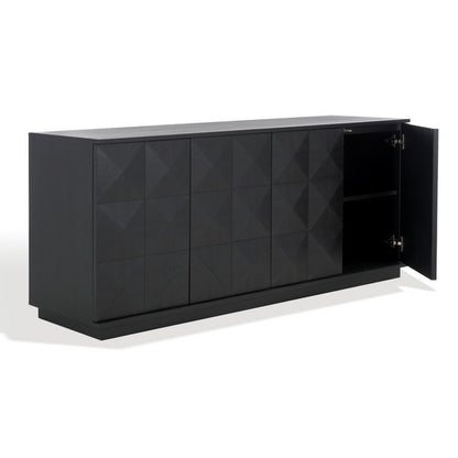 Moiariello 63 in. Oak Veneer Sideboard