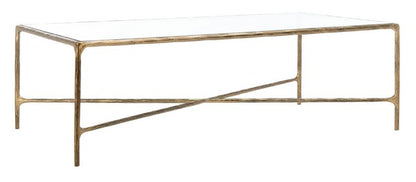 Torinese 48 in. Glass Top Coffee Table