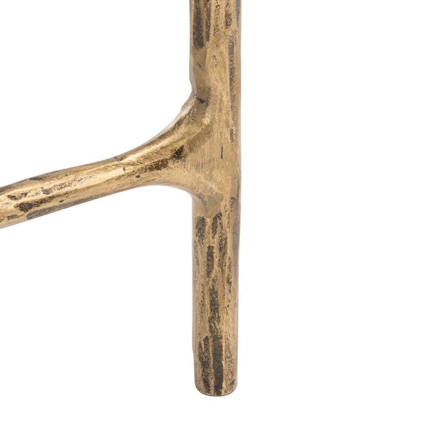 Torinese 48 in. Marble Top Console Table - Brass
