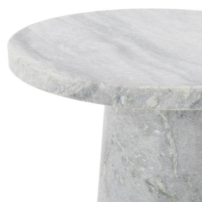 Mirteto 18 in. Marble Accent Table