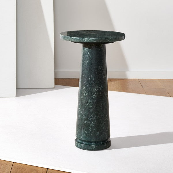 Bisceglie 18 in. Marble Accent Table