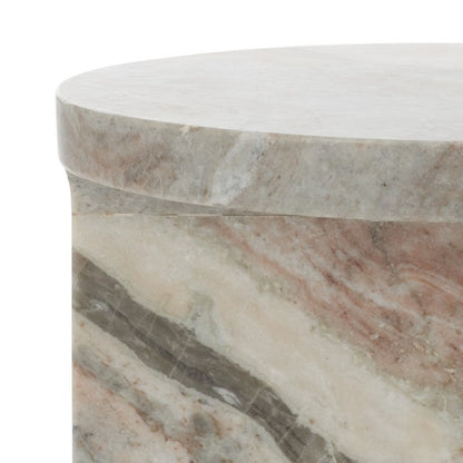 Sassari 20 in. Marble Accent Table