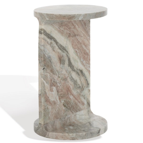 Sassari 20 in. Marble Accent Table