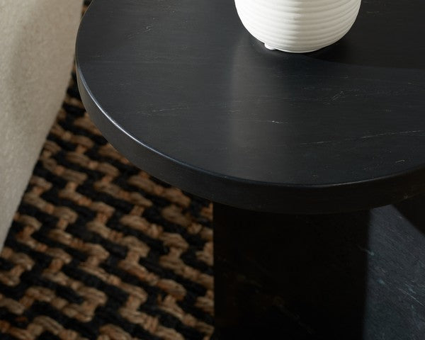 Bassa 20 in. Marble Accent Table
