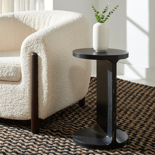 Bassa 20 in. Marble Accent Table