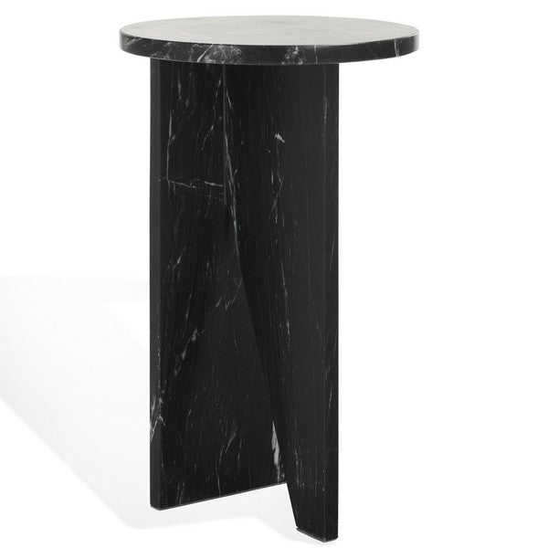 Imperia 20 in. Marble Accent Table