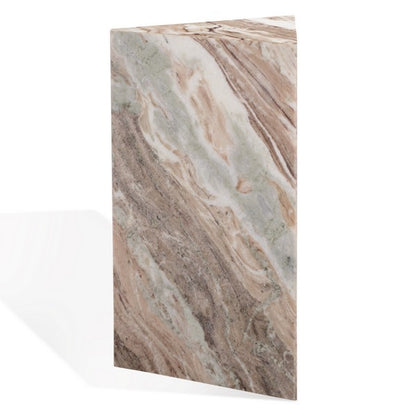 Alfieri 20 in. Triangle Marble Accent Table