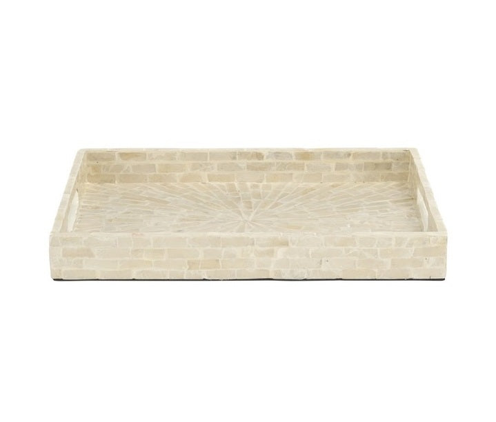 Panza Rectangle Capiz Tray