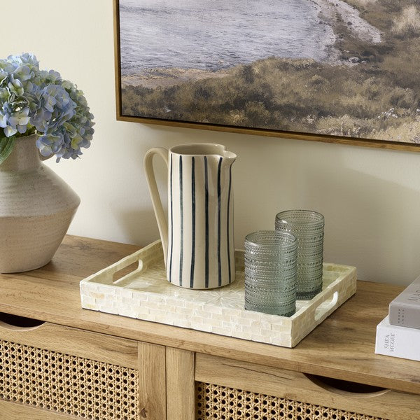 Panza Rectangle Capiz Tray